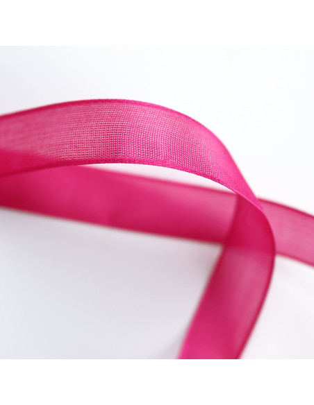  1m lazo organza fucsia