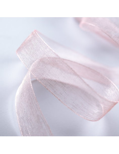 1m lazo organza rosa bailarina