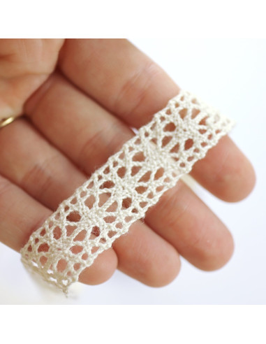 1m lazo crochet crudo