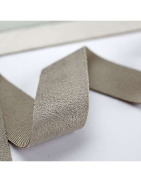 1m lazo terciopelo ancho gris