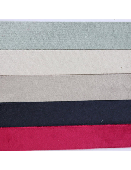 1m lazo terciopelo ancho gris