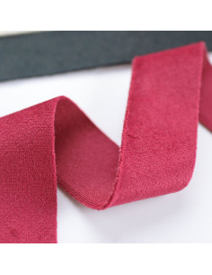 1m lazo terciopelo ancho burdeos
