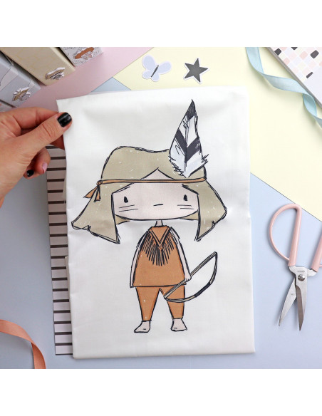 Panel de Tela Tigrilla de Alúa Cid