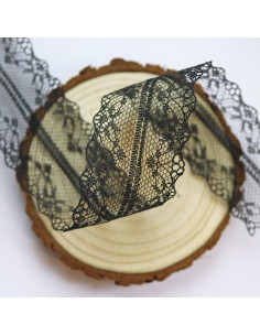 Lazo doble puntilla negro 2
