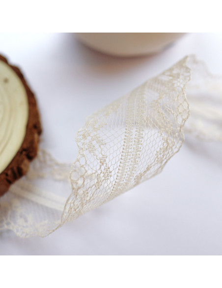 1m puntilla doble maquillaje