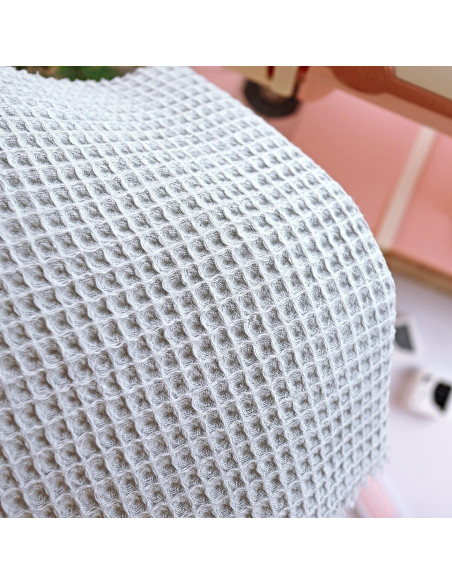 Tela Waffle Gris Koala