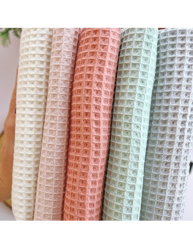 Tela Waffle Gris Koala