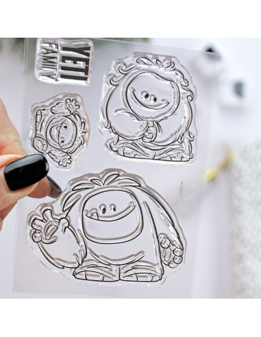 Troquel Yeti family de Clearmi