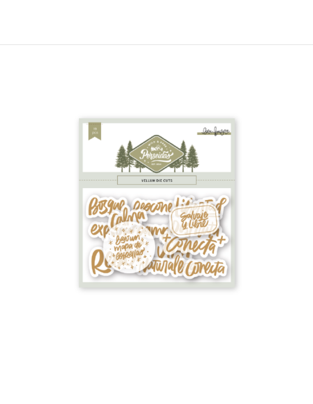 Troquelados vellum Perseidas de Lora Bailora