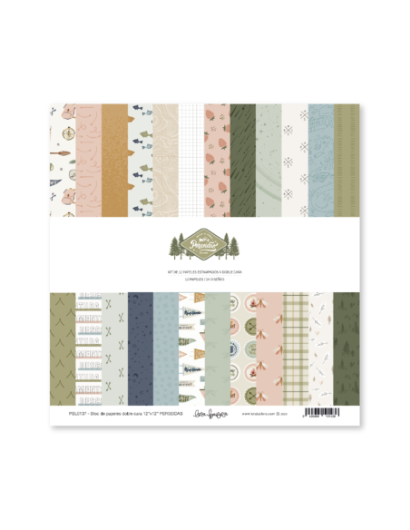 Kit 12 de papeles 12x12 Perseidas, de Lora Bailora