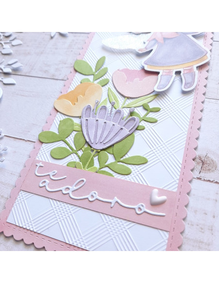 Troquel Flores 2 Chibi en el bosque de Mintopía