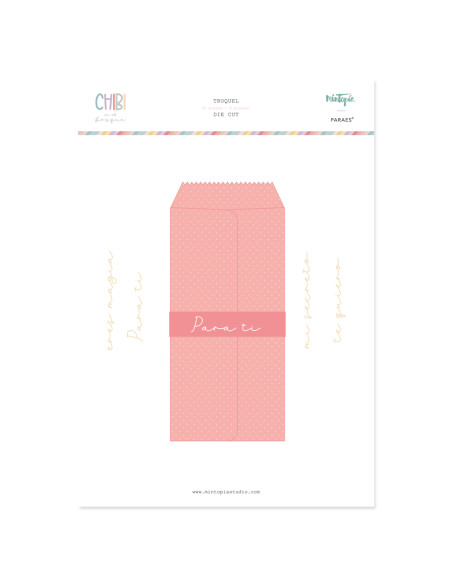 Troquel Sobre Chibi en el bosque de Mintopía