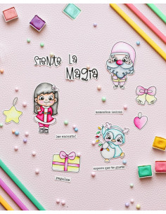 Sello Siente la magia by Dulce Decoración, Back to Basics... 2