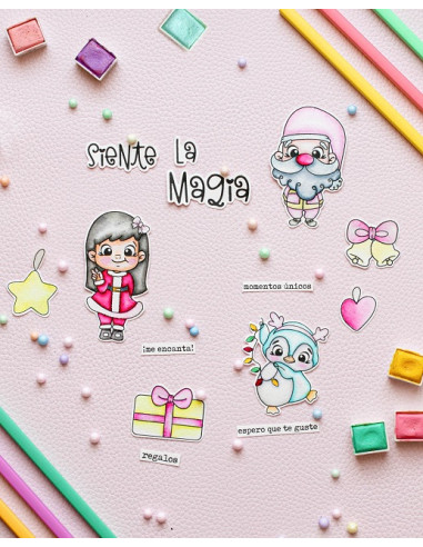 Sello Siente la magia by Dulce Decoración, Back...