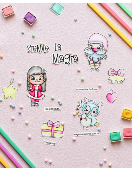 Sello Siente la magia by Dulce Decoración, Back to Basics de Mintopía