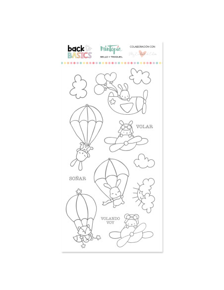 Sello Volando Voy by My Enchanted Colors de Mintopía