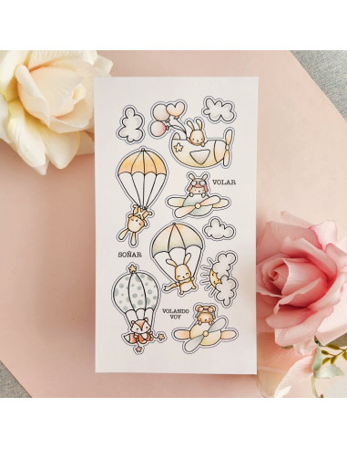 Sello Volando Voy by My Enchanted Colors de...