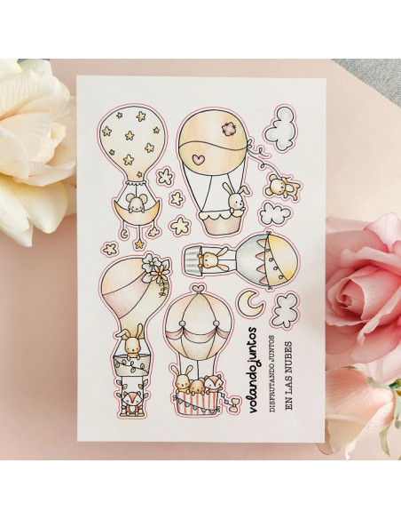 Sello En las nubes by My Enchanted Colors de Mintopía