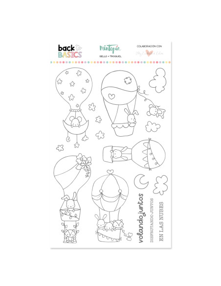 Sello En las nubes by My Enchanted Colors de Mintopía