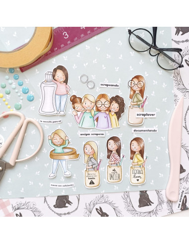 Sello+troquel Scraplover,Back to basics by...