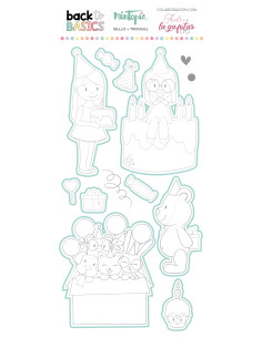 Sello+troquel Cumpleaños, Back to basics by Andrea la...