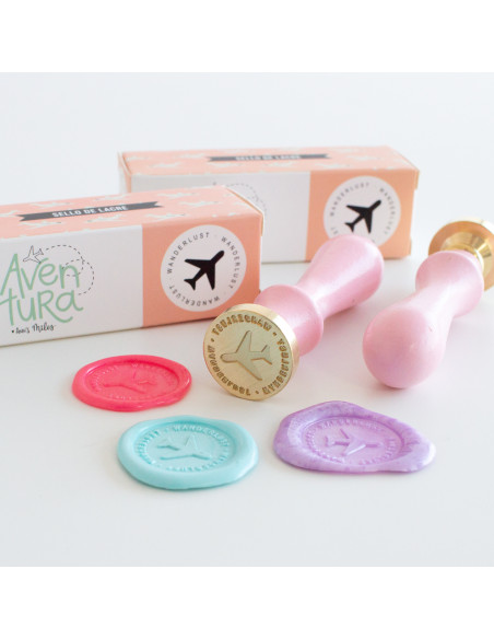 Sello de lacre Wanderlust, Ann's Miles Aventura de Mintopía