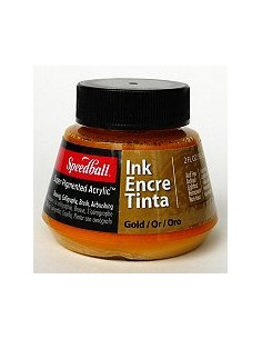 Caligrafía Speedball Tinta oro