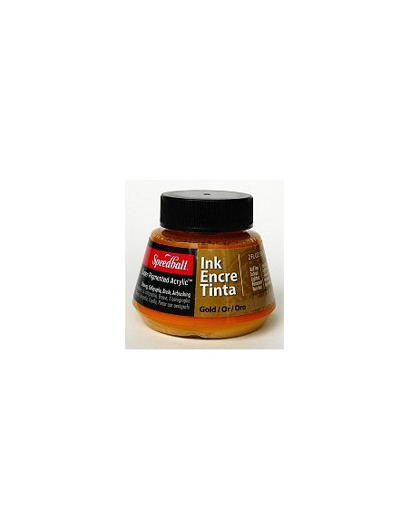 Caligrafía Speedball Tinta oro