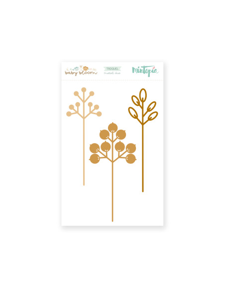 Troquel Ramitas, Baby Bloom de Mintopía