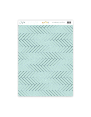 Hule 25x35 Azulejos mint, Salitre de Cocoloko