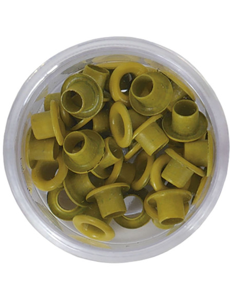 Eyelets color mostaza, 40 uds de Artis Decor