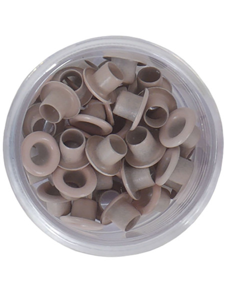 Eyelets color rosa pastel, 40 uds de Artis Decor