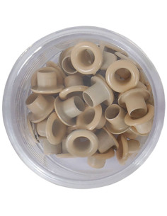 Eyelets color beige, 40 uds de Artis Decor