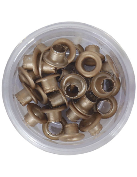 Eyelets color oro viejo, 40 uds de Artis Decor