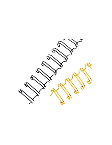Set Wiro Metallic para Encuadernación paso 3:1,...
