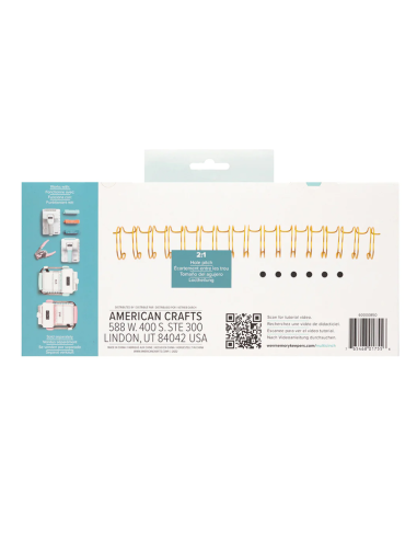 Set Wiro Metallic para Encuadernación paso 3:1,...