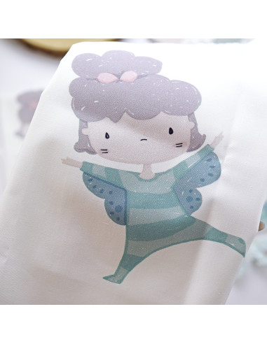 Tela mini paneles Proyecto Mariposa de Alúa Cid