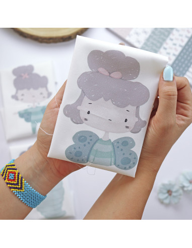 Tela mini paneles Proyecto Mariposa de Alúa Cid