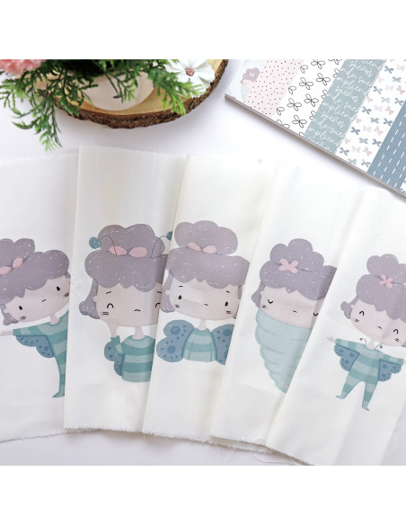 Tela mini paneles Proyecto Mariposa de Alúa Cid