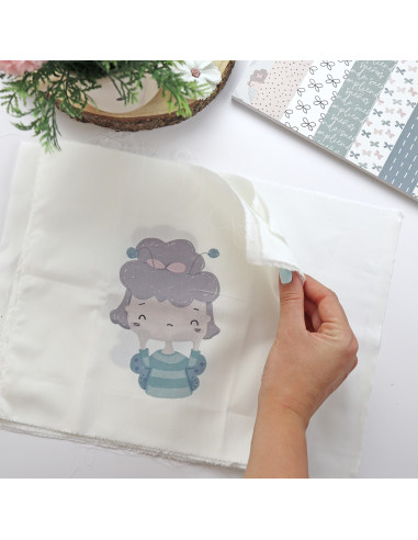 Tela mini paneles Proyecto Mariposa de Alúa Cid