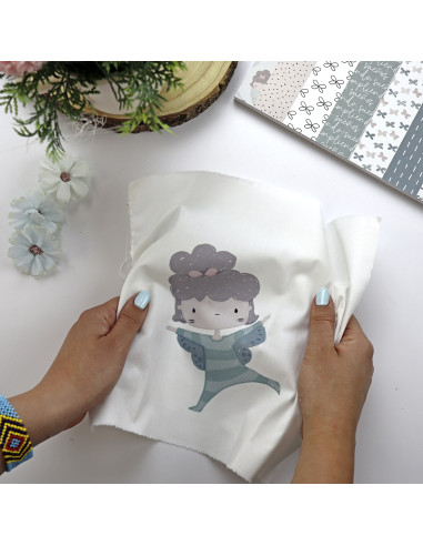 Tela mini paneles Proyecto Mariposa de Alúa Cid