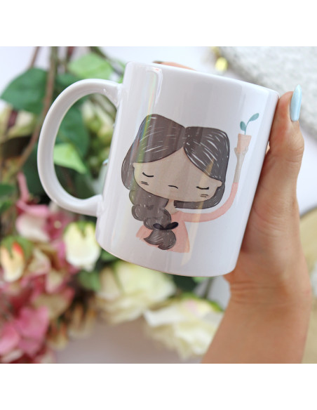 Taza Me planto de Alúa Cid