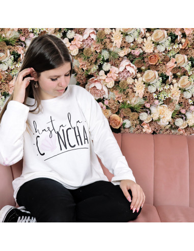 Sudadera Hasta la concha, Alúa Cid