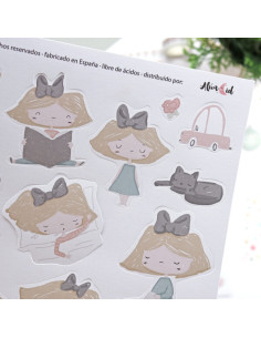 Hoja de troquelados Ilustraciones, CeliAlice de Alúa Cid 2