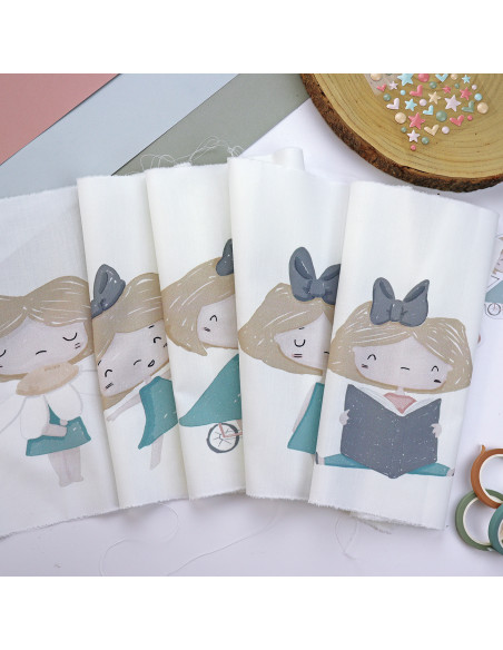 Tela mini paneles de CeliAlice, Alúa Cid