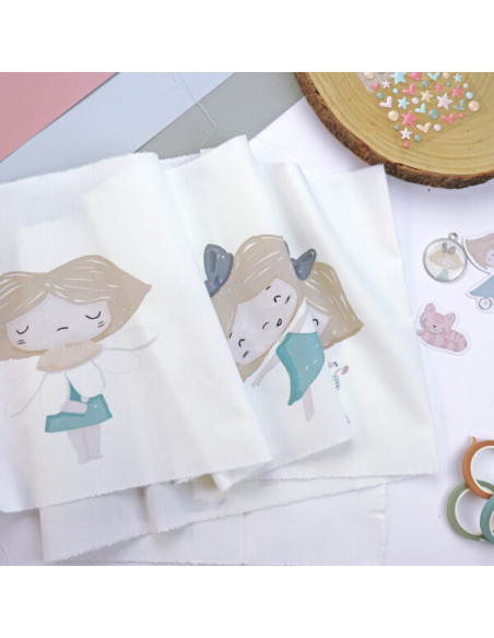 Tela mini paneles de CeliAlice, Alúa Cid