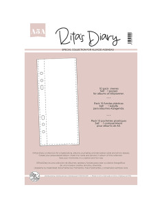 Fundas 3x8" 1 bolsillo para Rita's Diary