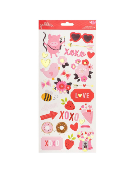Pegatinas Pebbles My Funny Valantine