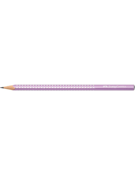Lápiz de grafito Sparkle violet metallic, Faber-Castell