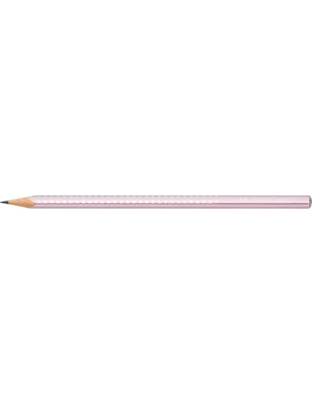 Lápiz de grafito Sparkle rose metallic, Faber-Castell